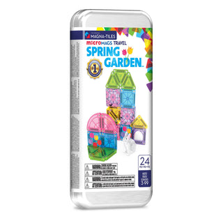 MAGNA-TILES - MICROMAGS SPRING GARDEN 24 PIECE TRAVEL SET