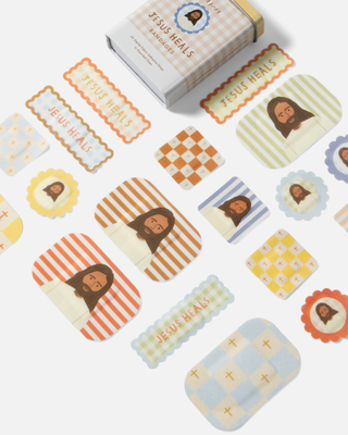 Be A Heart - Jesus Heals Bandages® – Assorted Fabric Cottage Collection