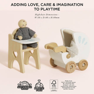Le Toy Van, Inc. - Dolls House Nursery & Baby Set