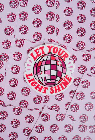 Dear Heart - Let Your Light Shine Sticker I Christian Sticker I Gift