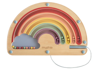 Mushie Wooden Magnetic Rainbow Maze