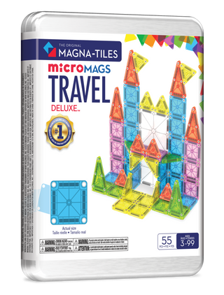 MAGNA TILES- MAGNA- TILE TRAVEL SET DELUXE 55- PIECE SET
