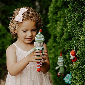 Handmade Elf Ornament