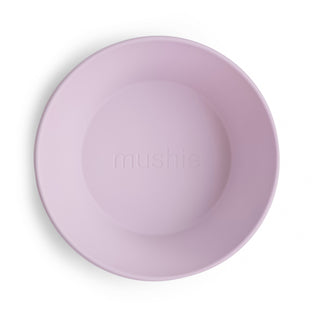 Mushie Round Dinnerware Bowl set of 2 in assorted colors