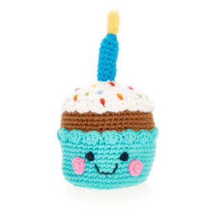 First Birthday Cupcake Play Food Rattle