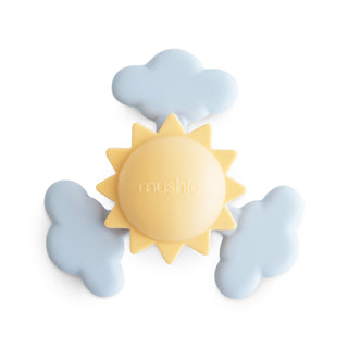 MUSHIE SUCTION SPINNER TOY IN SUNSHINE AND BLOSSOM
