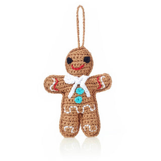 Gingerbread Holiday Ornament - Handmade