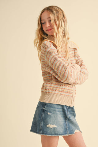 heart and arrow -ZIP UP KNIT JACKET : 11/12