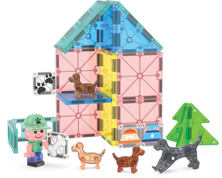MAGNA TILES- MAGNA- TILES PUPPY PARK 27- PIECE SET