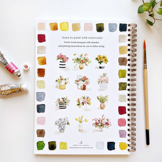 EMILY LEX STUDIO- BOUQUETS WATERCOLOR WORKBOOK