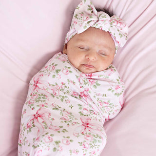 CADEN LANE - BOW IN BLOOM KNIT LARGE BOW HEADWRAP