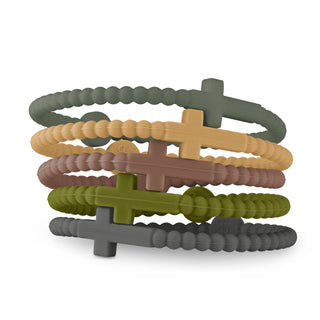 Ryan & Rose - Jesus Bracelets - 5 Packs: Alloy, Extra Small