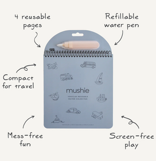 MUSHIE VEHICLE REUSABLE WATER COLOR PAD