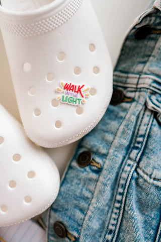 Dear Heart - Walk In  Light Shoe Charm I Christian Gift