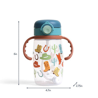 Itzy Ritzy - *NEW* Itzy Sips™ - Straw Cup With Snap-Close Lid: Ribbons & Roses