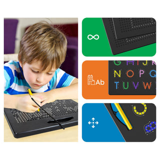 PicassoTiles - PicassoTiles Double-Sided Magnetic Drawing Tablet Pad