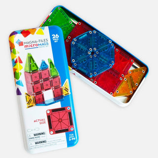 MAGNA-TILES - MAGNA-TILES MICROMAGS 26- PIECE TRAVEL SET