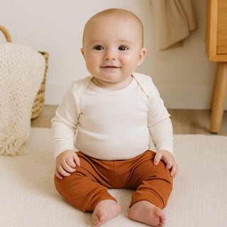 Cuffed Pants Organic | Cinnamon