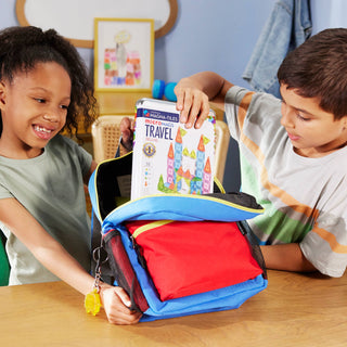 MAGNA TILES- MAGNA- TILE TRAVEL SET DELUXE 55- PIECE SET