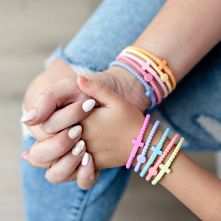 Ryan & Rose - Jesus Bracelets - 5 Packs: Alloy, Extra Small