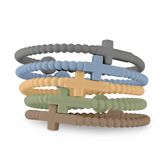 Ryan & Rose - Jesus Bracelets - 5 Packs: Alloy, Extra Small