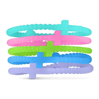 Ryan & Rose - Jesus Bracelets - 5 Packs: Alloy, Extra Small