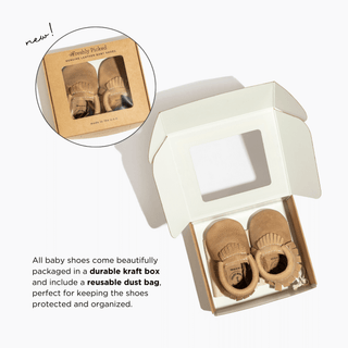 Freshly Picked - Zion Moccasin Baby Shoe: 2, Soft Sole