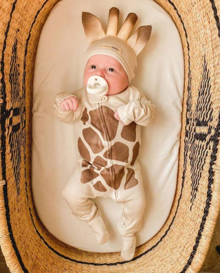 Itzy Ritzy - *NEW SIZE* Sweetie Soother™ Pacifier Sets (2-pack): Toast + Buttercream Braids