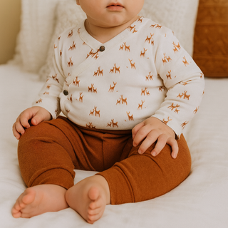 Cuffed Pants Organic | Cinnamon