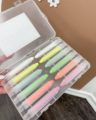 Cherrypick - Dustless Chalk Crayons (Box of 12): Neon