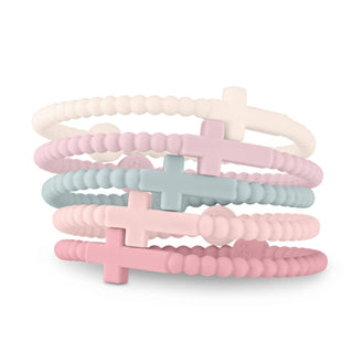 Ryan & Rose - Jesus Bracelets - 5 Packs: Alloy, Extra Small