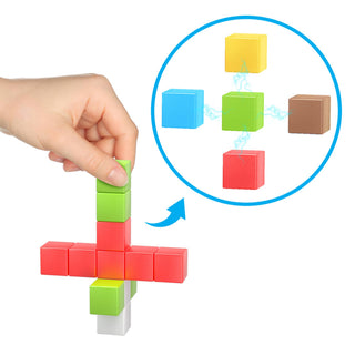 PicassoTiles - PicassoTiles 108pc 1.2" Magnetic Cubes Set