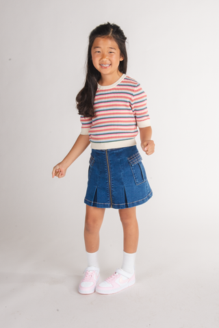 Jackie Denim Skort