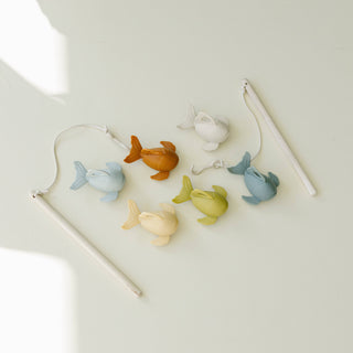 Marlowe & Co - Silicone and Wood Fishing Play Set