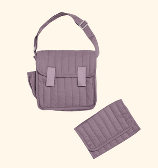 Olli Ella Carrie Convertible Changing Bag in Rose and Lavender