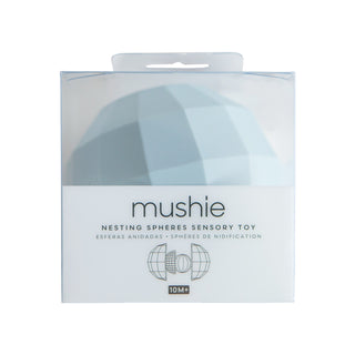 MUSHIE NESTING SPHERES SILICONE SENSORY TOY