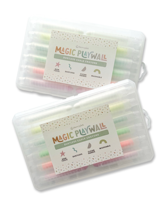 Cherrypick - Dustless Chalk Crayons (Box of 12): Neon