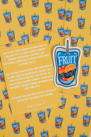 Dear Heart - Fruit of The Spirit Sticker I Christian Sticker I Gift