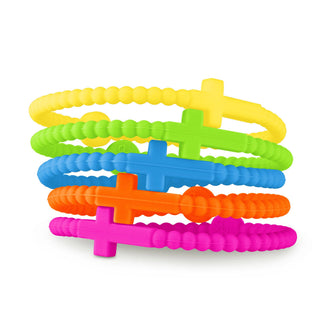 Ryan & Rose - Jesus Bracelets - 5 Packs: Alloy, Extra Small