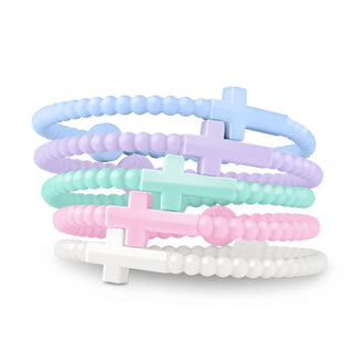 Ryan & Rose - Jesus Bracelets - 5 Packs: Alloy, Extra Small