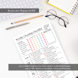 Eleventh and Taylor - Weekly Cleaning Checklist: 50-Page Notepad