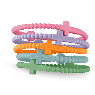 Ryan & Rose - Jesus Bracelets - 5 Packs: Alloy, Extra Small