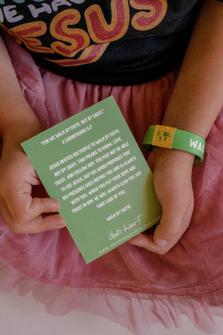Dear Heart - Walk By Faith Kids Bracelet