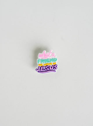 Dear Heart - What A Friend Shoe Charm I Christian Gift