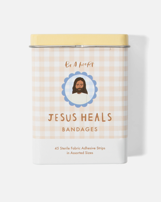 Be A Heart - Jesus Heals Bandages® – Assorted Fabric Cottage Collection