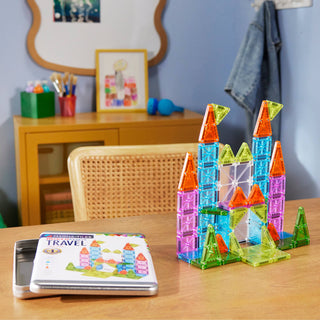 MAGNA TILES- MAGNA- TILE TRAVEL SET DELUXE 55- PIECE SET