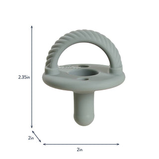 Itzy Ritzy - *NEW SIZE* Sweetie Soother™ Pacifier Sets (2-pack): Toast + Buttercream Braids