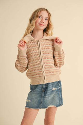 heart and arrow -ZIP UP KNIT JACKET : 11/12