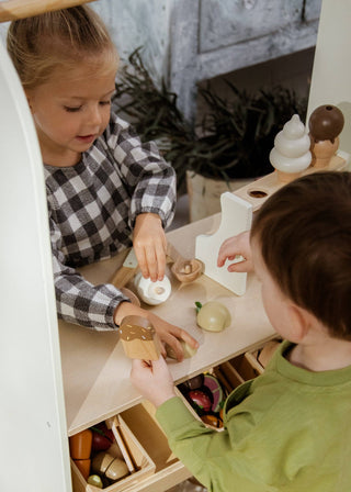 Coco Village - Wooden Ice Cream Stand and Accessories