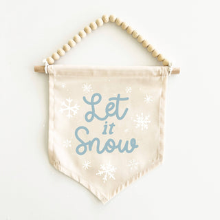 Hunny Prints - Let it Snow Hang Sign